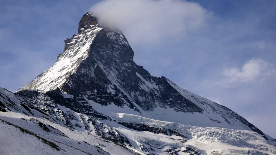 The Matterhorn mountain is pictured in Zermatt, Switzerland.