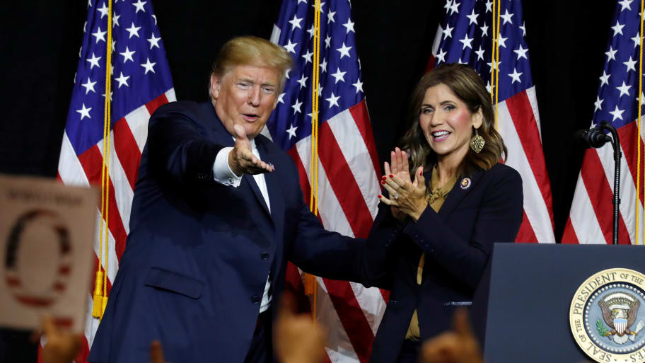 Kristi Noem Reignites VP Chatter With Reported Plan to Endorse Trump