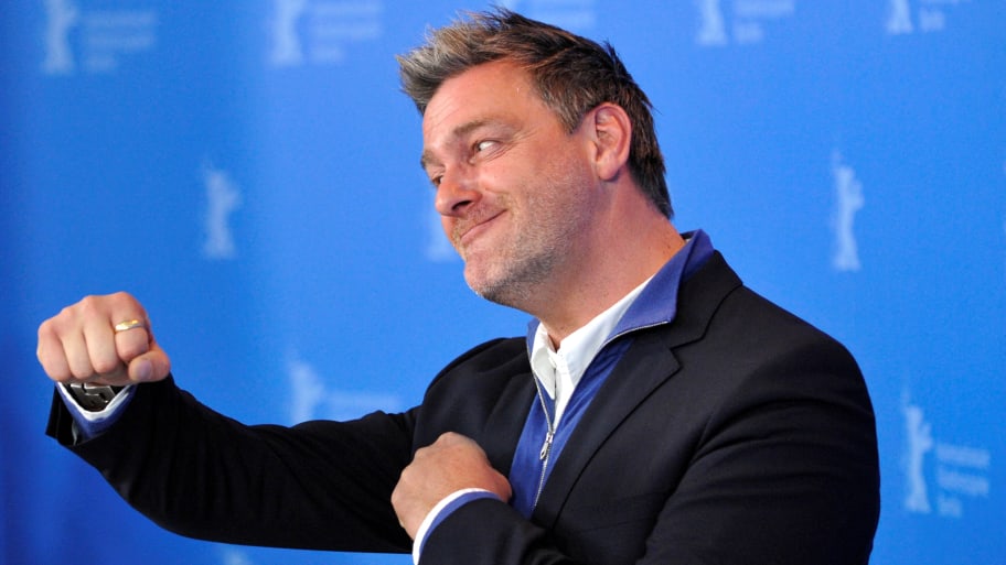 Cast member Ray Stevenson poses during a photocall.