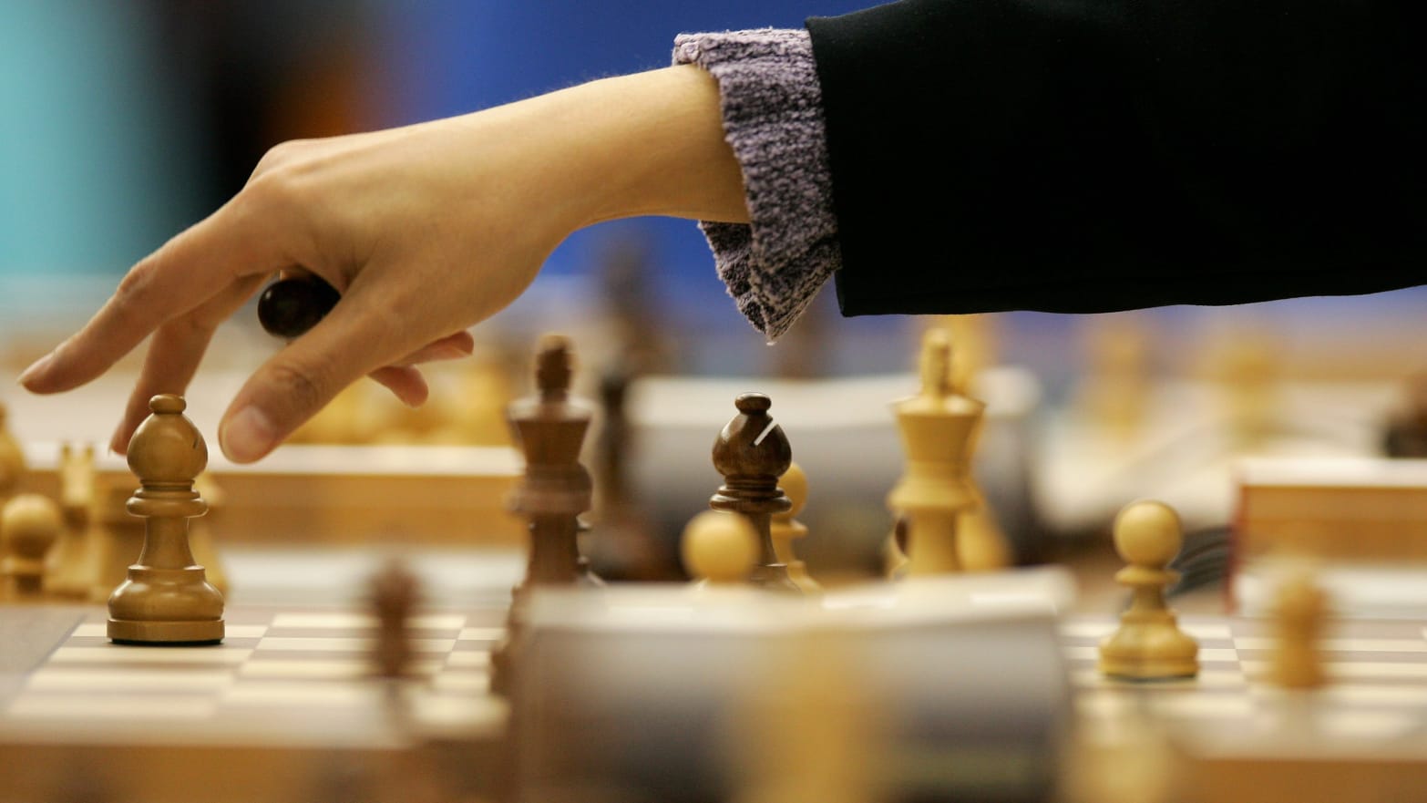 An image of a game of chess.