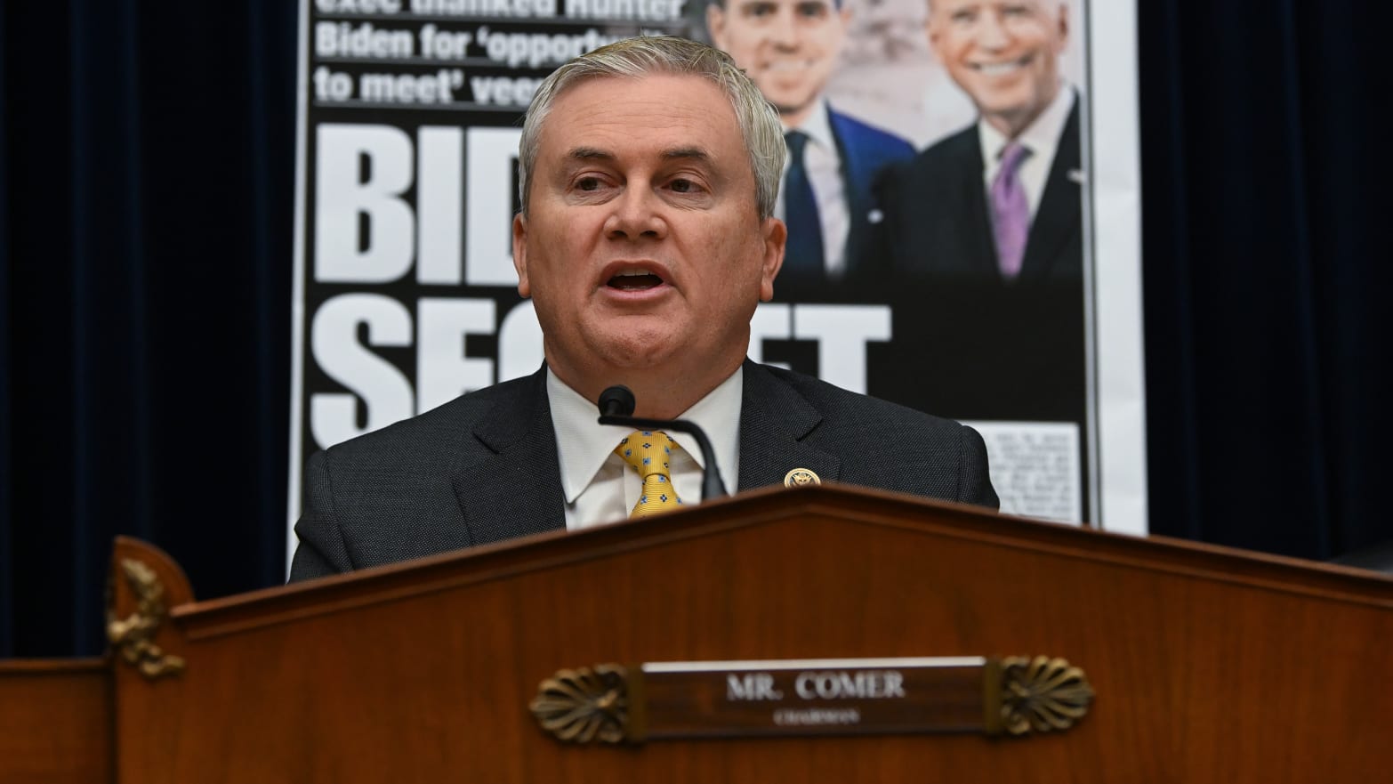 House Oversight Committee Chairman Rep. James Comer.