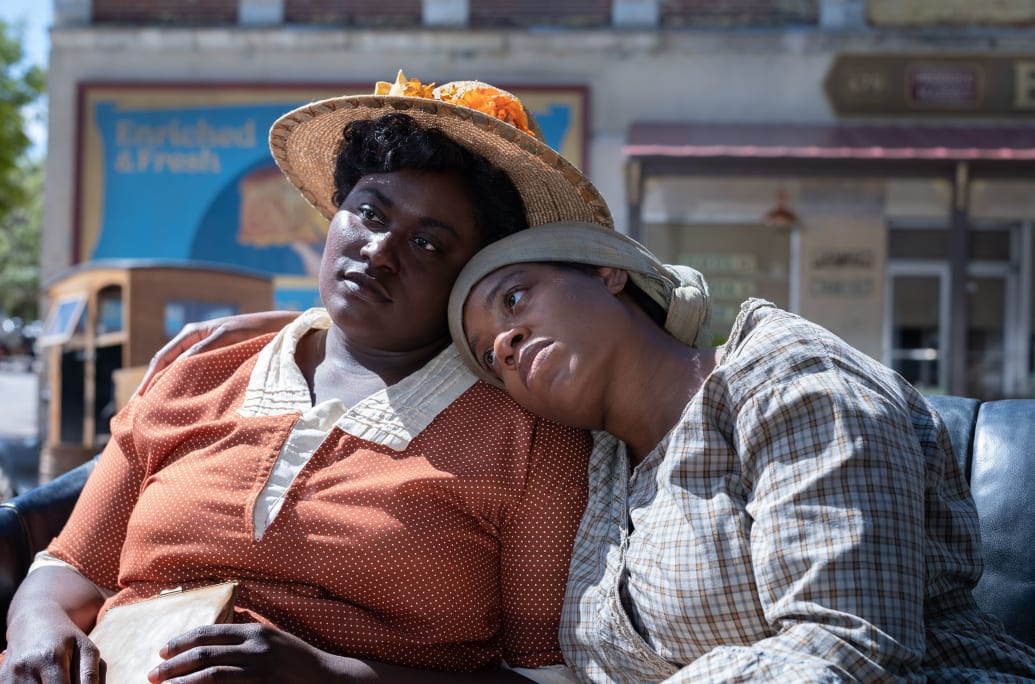Danielle Brooks and Fantasia in a still from 'The Color Purple'