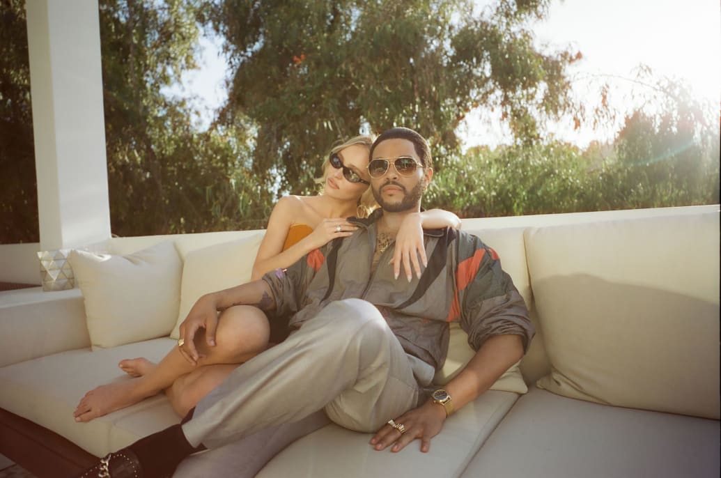 Lilly Rose Depp and The Weeknd in 'The Idol'
