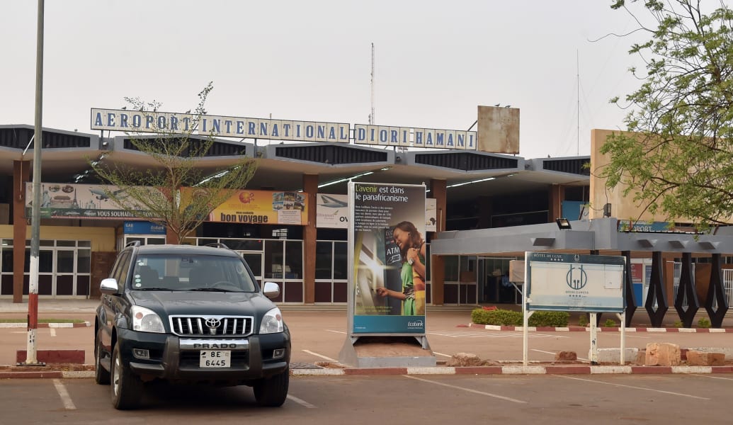 A photo of the international airport in Niger’s capital city of Niamey.