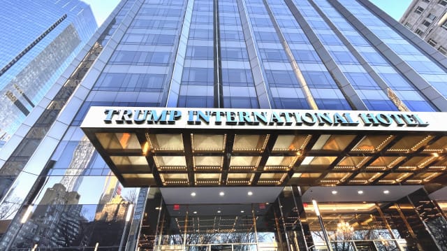 A photo of the Trump International Hotel