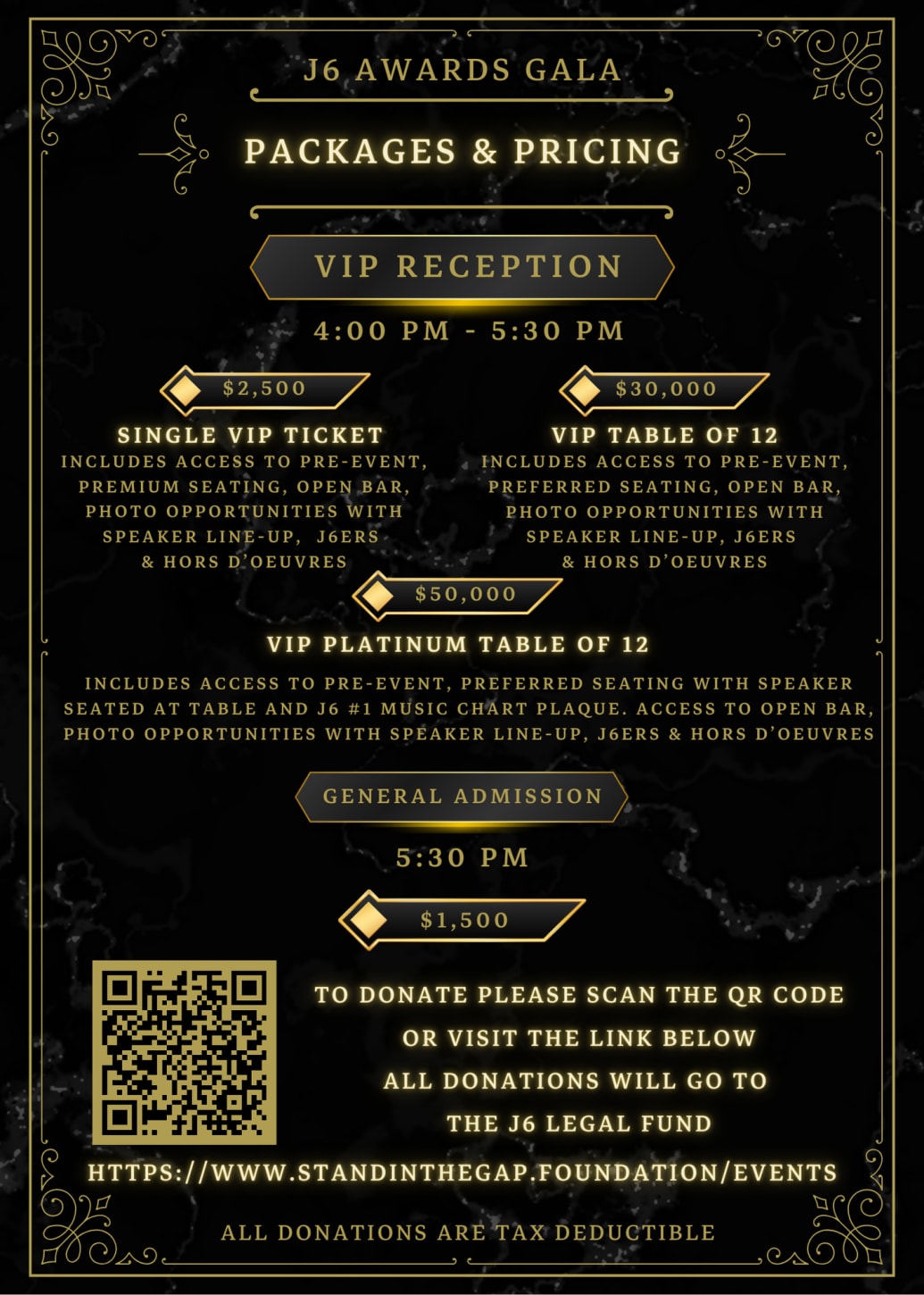 Tickets for the event