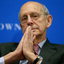 A photo of Supreme Court Justice Stephen Breyer at a conference in 2014.