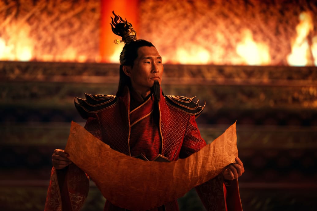 Daniel Dae Kim as Ozai in Avatar: The Last Airbender.