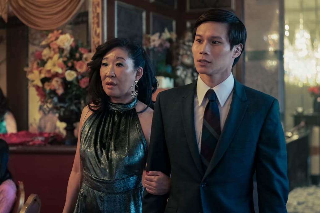 Sandra Oh and Hoa Xuande in the Sympathizer