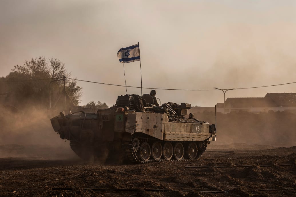 A photo of an Israeli tank.