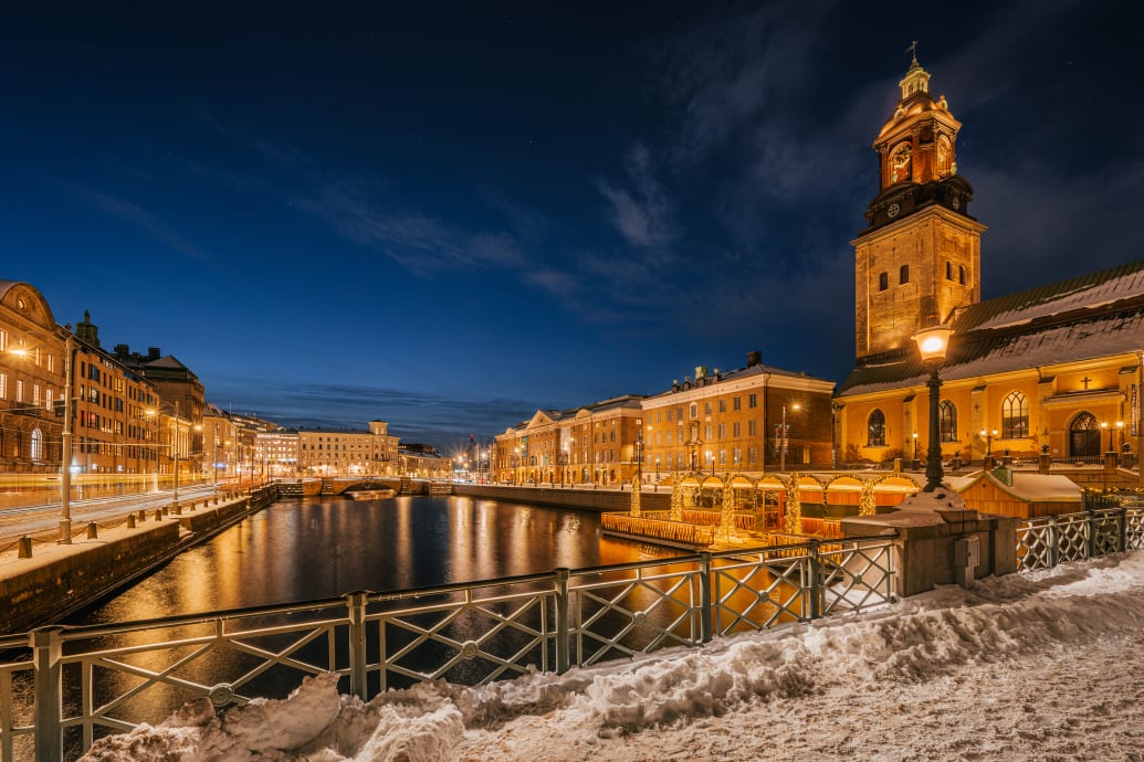 The city of Gothenburg, Sweden.