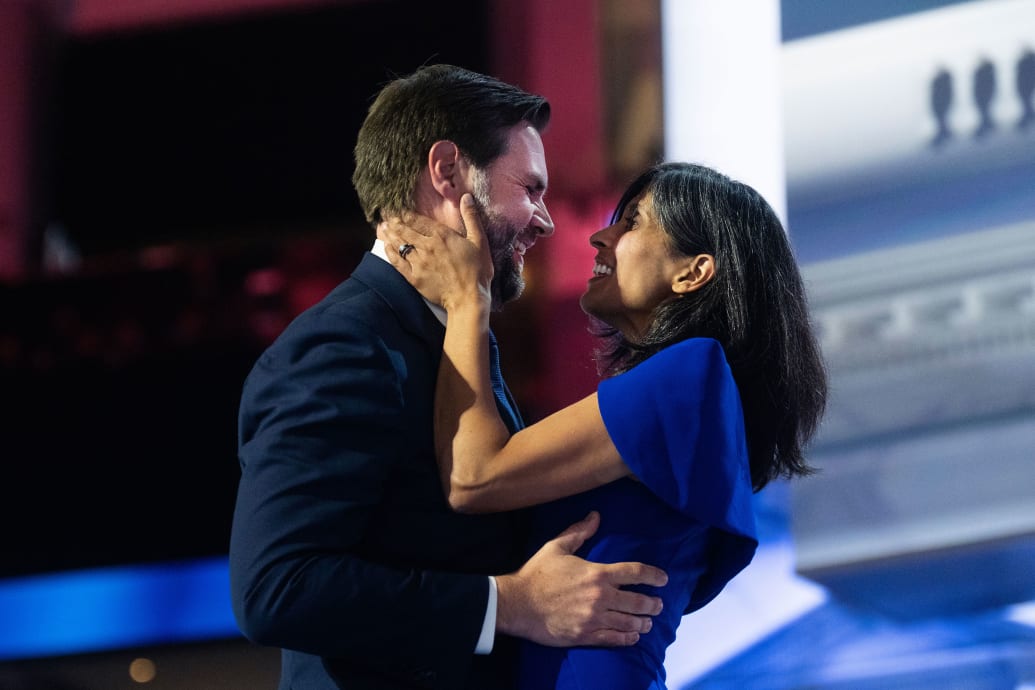 Usha and JD Vance