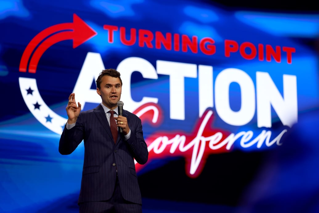 Founder and executive director of Turning Point USA Charlie Kirk
