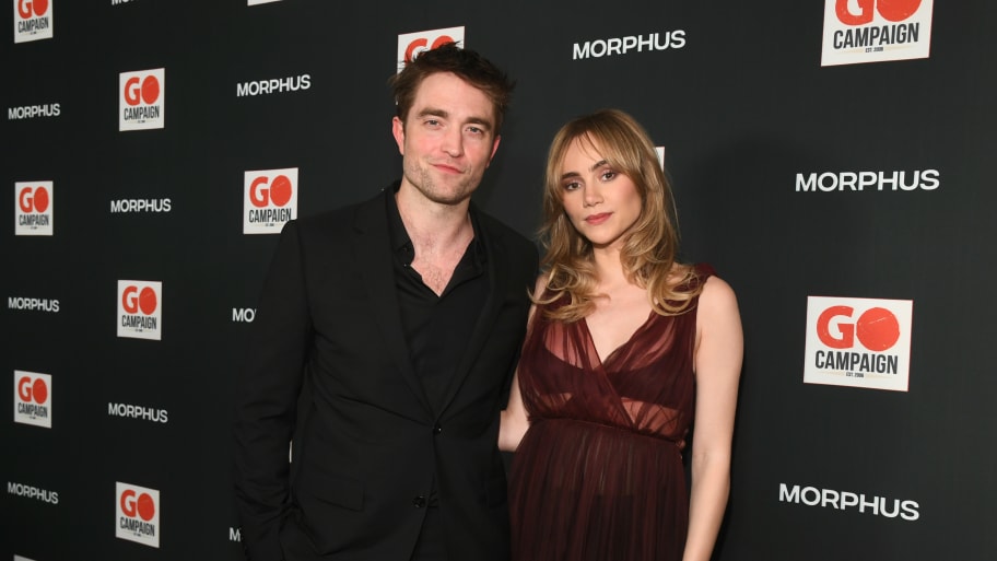 Robert Pattinson and Suki Waterhouse attend the GO Campaign’s Annual Gala 2023 at Citizen News Hollywood on Oct. 21, 2023, in Los Angeles, California. 