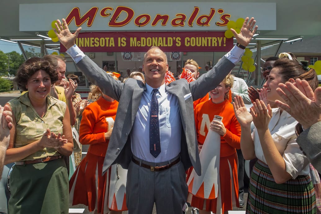 A still of Michael Keaton in 'The Founder