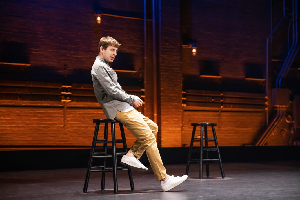 Alex Edelman in 'Just for Us' on Broadway.