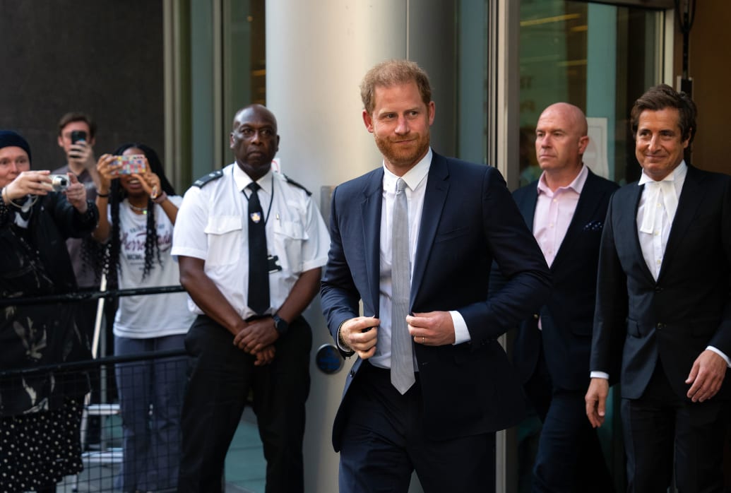 Prince Harry at High Court in London in 2024