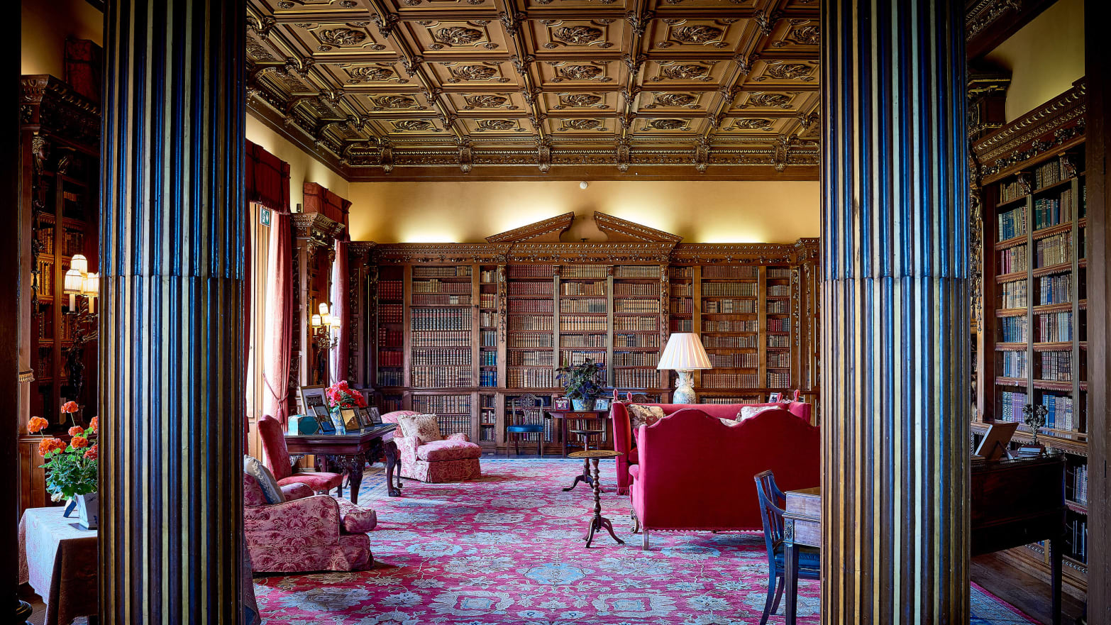 The Delightful Shock of Seeing England’s 'Downton Abbey'-Famous Library