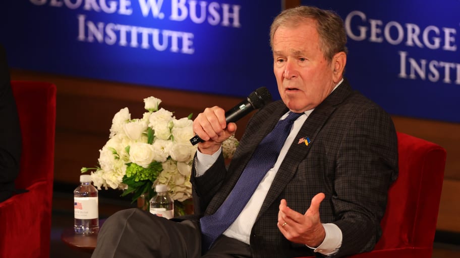 Former President George W. Bush reveals his 2024 election plan.