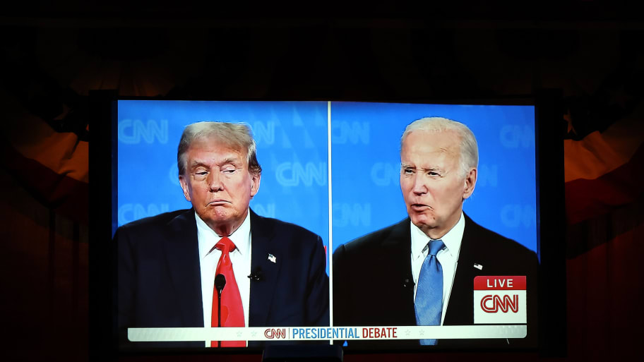 U.S. President Joe Biden and Republican presidential candidate former President Donald Trump