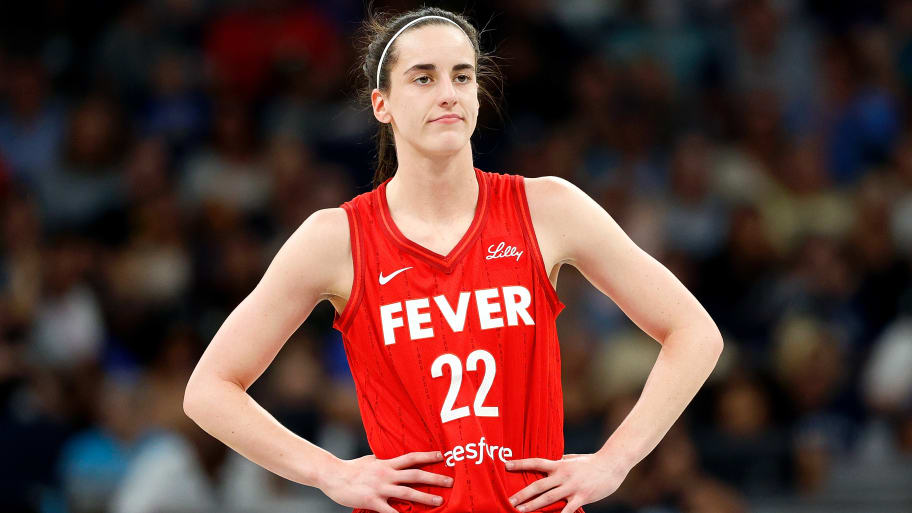 Caitlin Clark during a basketball game against the Minnesota Lynx. 