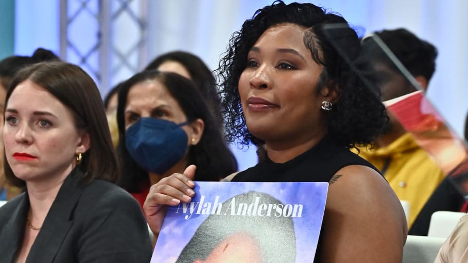 Tawainna Anderson attends A Call for Kids Online Safety: A Dove Forum for Change on April 11, 2023 in Los Angeles, California.