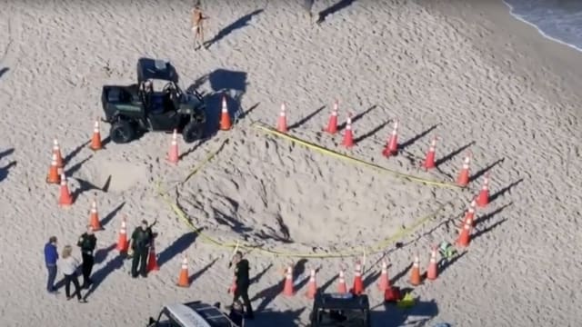 A girl died after a hole she dug on a beach in Florida collapsed, authorities say. 