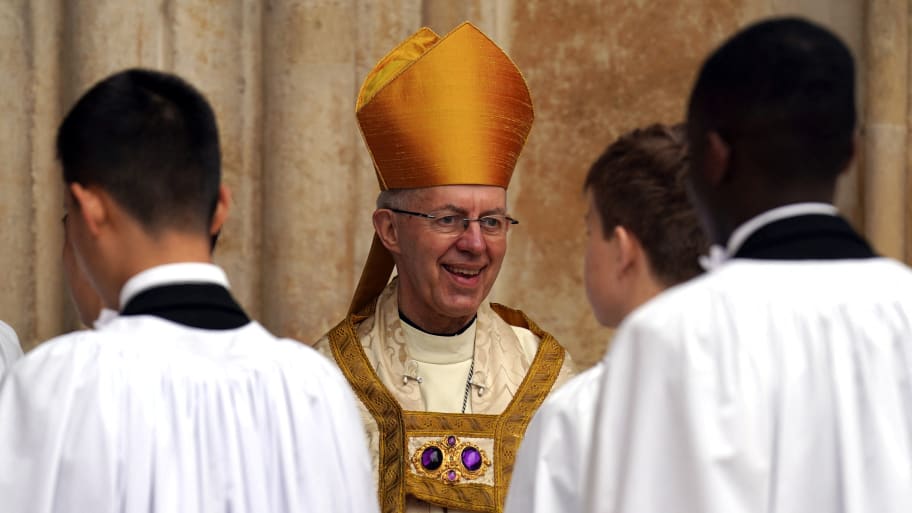 Archbishop of Canterbury Justin Welby at Westminster Abbey, central London, ahead of the coronation on Saturday, May 6, 2023.