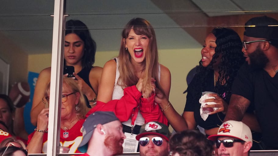 Taylor Swift at the Chiefs game on Sept. 24.