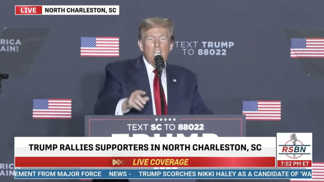 Trump says that he did not confuse Nancy Pelosi with Nikki Haley and that he thinks they both ‘stink.’