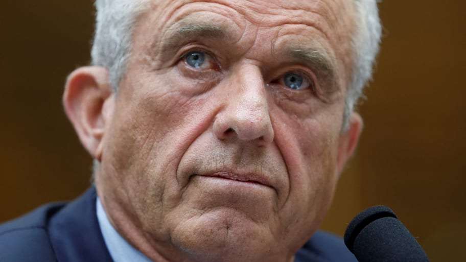 Democratic presidential candidate Robert F. Kennedy Jr. testifies at a House Judiciary Select Weaponization of the Federal Government Subcommittee hearing, examining the Missouri v. Biden case, on Capitol Hill in Washington, D.C.