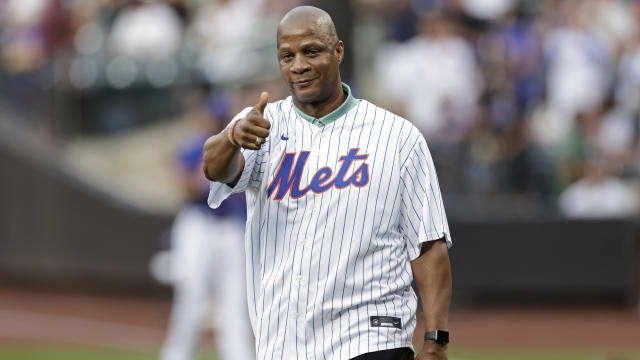 Former New York Mets player Darryl Strawberry at Citi Field on July 26, 2022, in New York City.