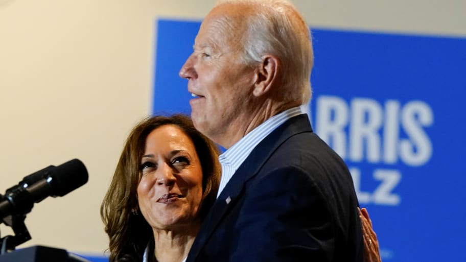 Joe Biden says Kamala Harris showed Americans she should be their next president