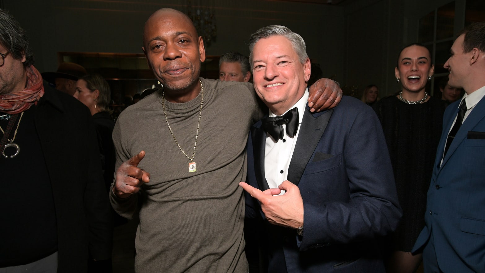 Dave Chappelle and Ted Sarandos
