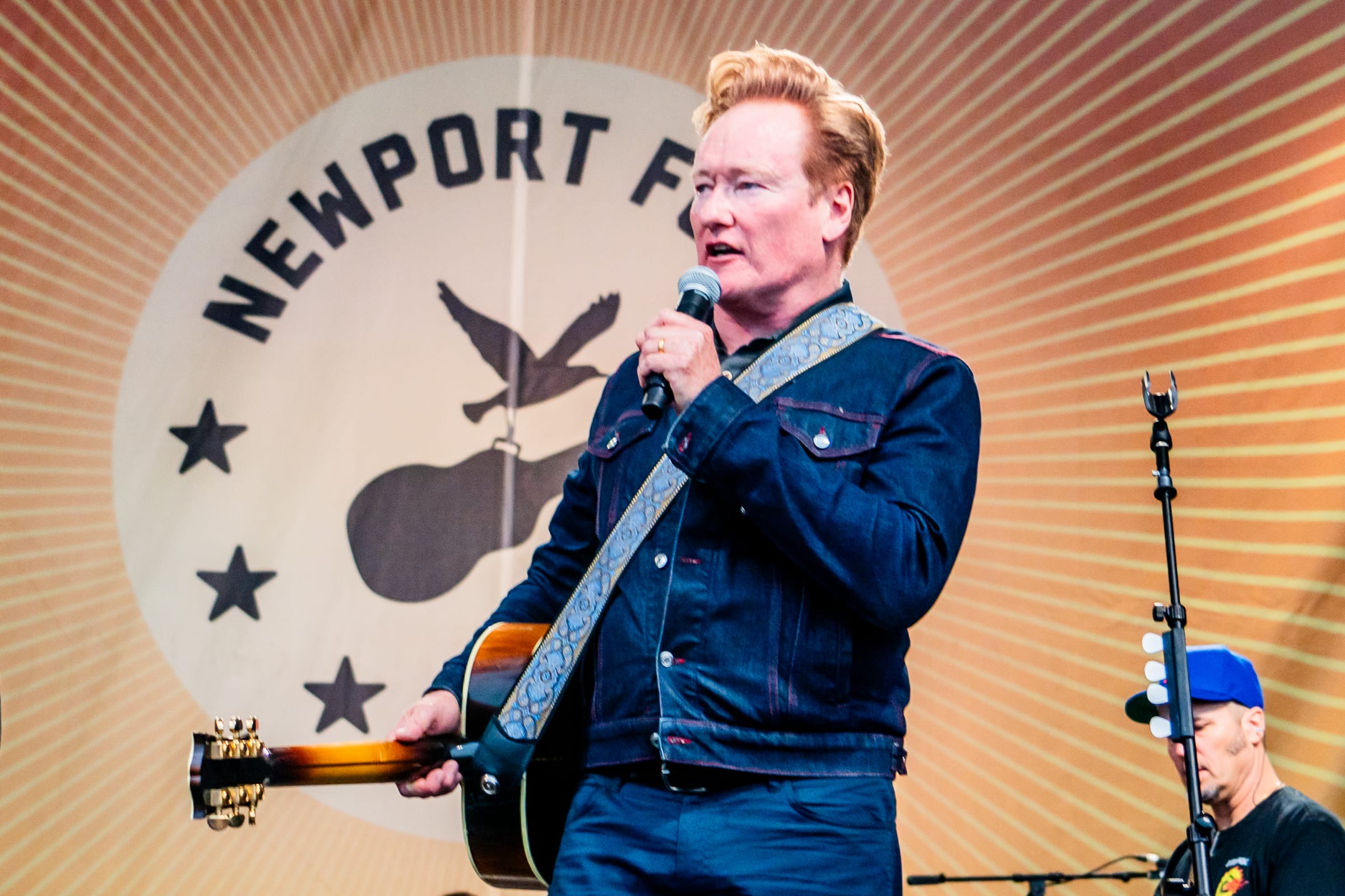 Conan O’Brien at Newport Folk Festival