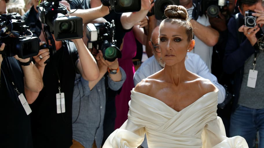Singer Celine Dion arrives to attend the Haute Couture Fall/Winter 2019/20 collection show by designer Alexandre Vauthier in Paris, France, July 2, 2019. 