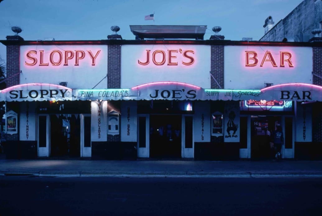 Sloppy Joe's Bar on Duval Street in Key West, Florida.