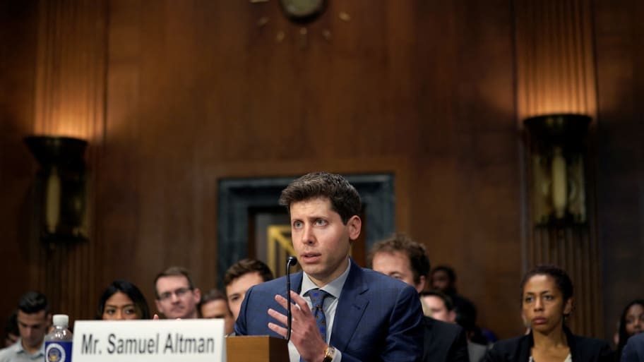 OpenAI CEO Sam Altman testifies before a Senate Judiciary Privacy, Technology & the Law Subcommittee hearing titled Oversight of A.I.: Rules for Artificial Intelligence on Capitol Hill in Washington, D.C., May 16, 2023.