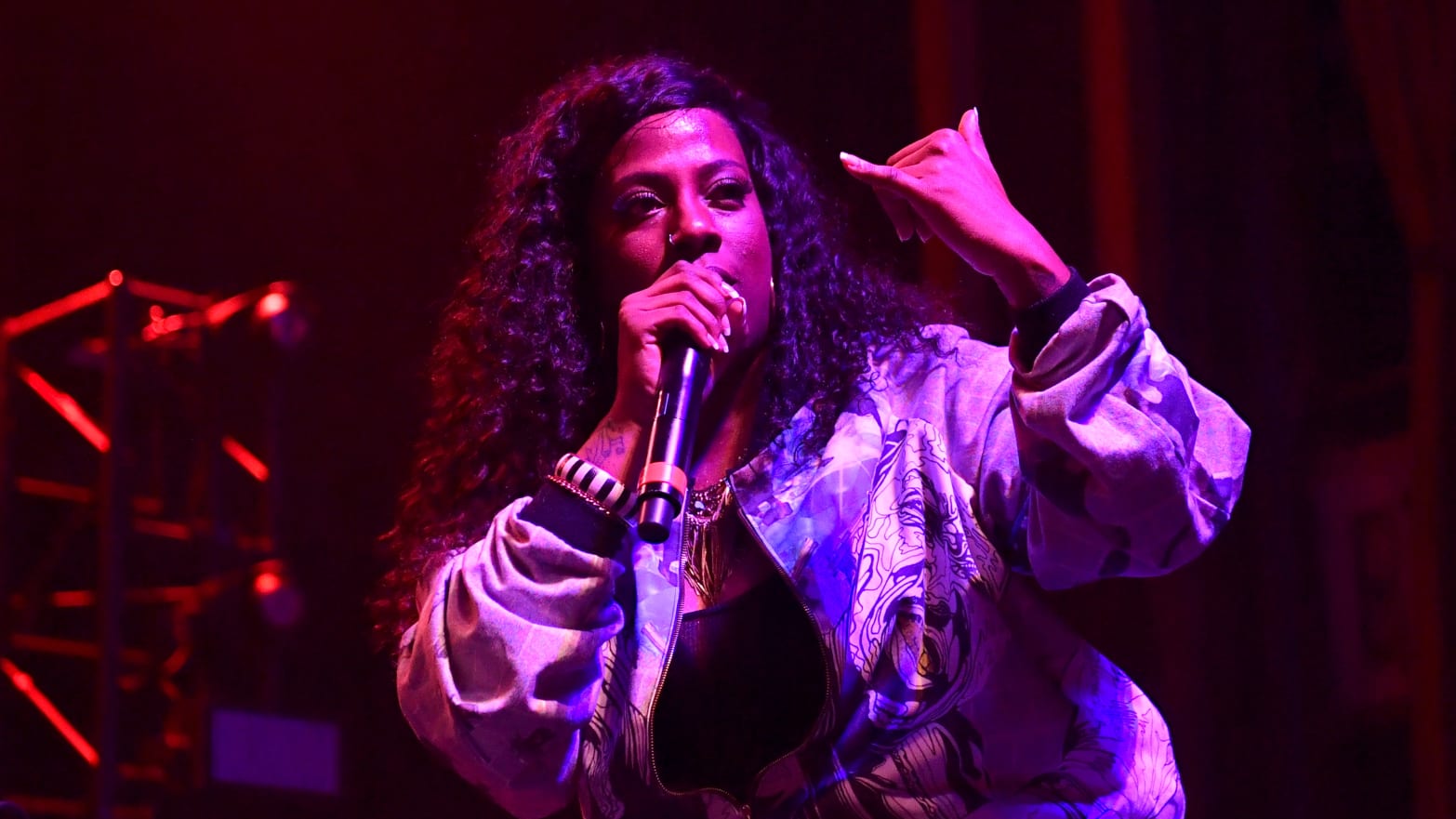 Gangsta Boo performs at The Run The Jewels Concert at The Tabernacle on January 21, 2017 in Atlanta, Georgia.