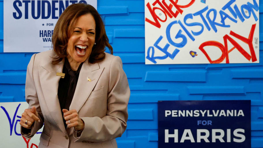 Kamala Harris campaigns in Philadelphia