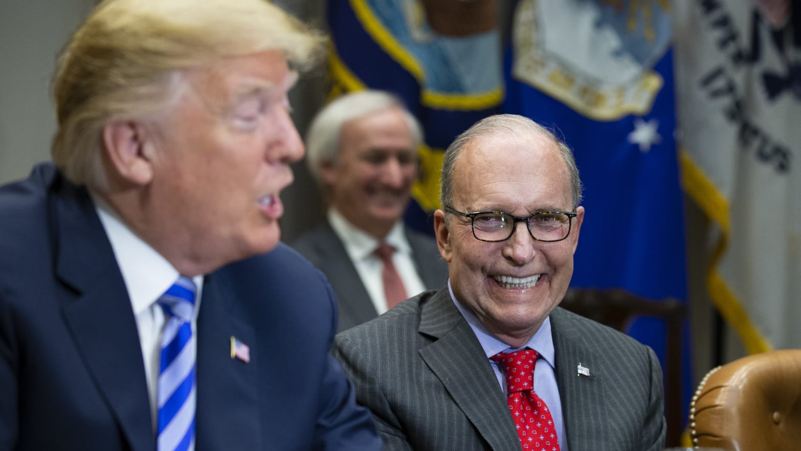 Larry Kudlow, White House Top Economic Adviser, Undercuts Trump on Tariffs