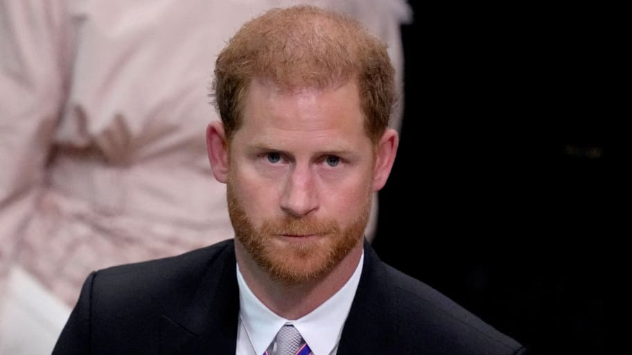 Prince Harry attends the coronation ceremony of Britain’s King Charles III at Westminster Abbey in London, May 6, 2023.