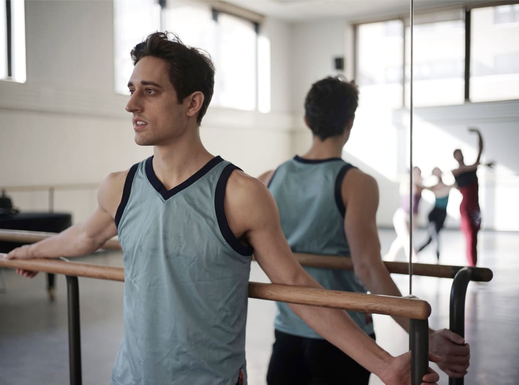 A still from the 2014 documentary 'Ballet 422,' which tracked Justin Peck’s early work at the NYCB.