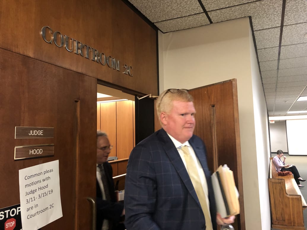 Alex Murdaugh leaves a hearing at the Richland County Courthouse in 2019.