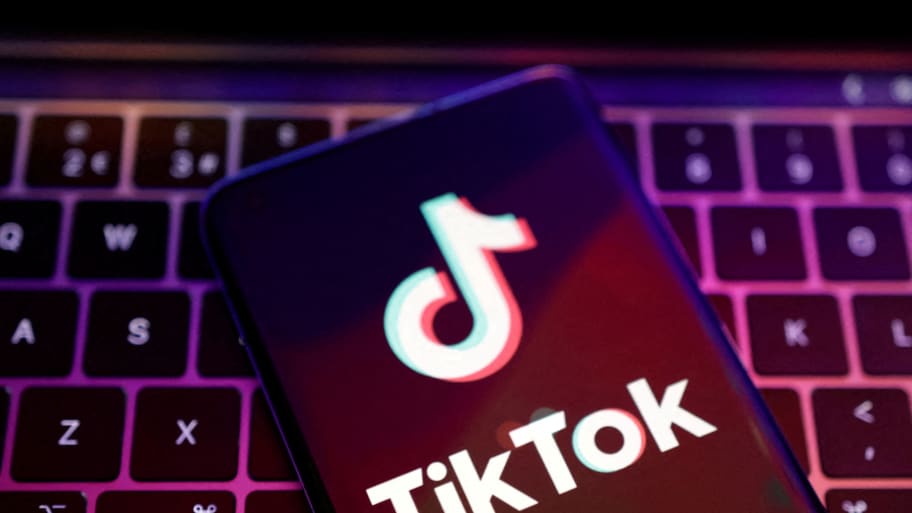 TikTok app logo is seen in this illustration taken, August 22, 2022.