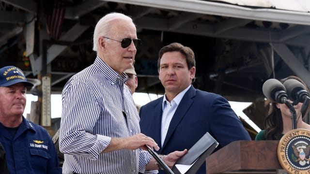 Presidential Politics Rule the Day as DeSantis Snubs Biden’s Visit to Hurricane-Ravaged Florida