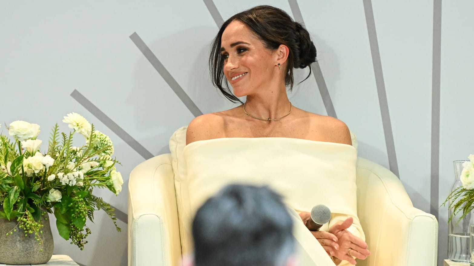 Meghan, Duchess of Sussex speaks onstage at The Archewell Foundation Parents’ Summit