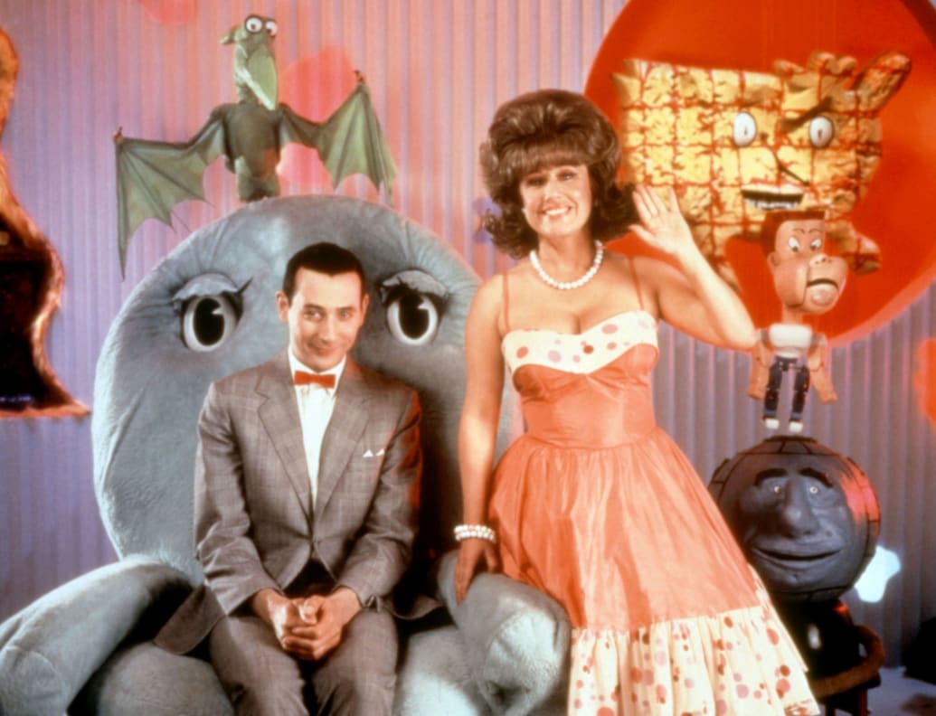 A still from Pee-Wee's Playhouse 