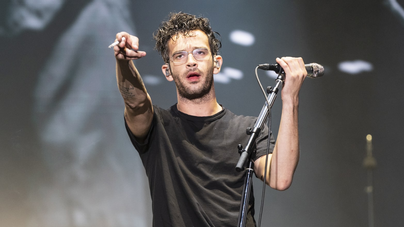 Matty Healy of The 1975 performs