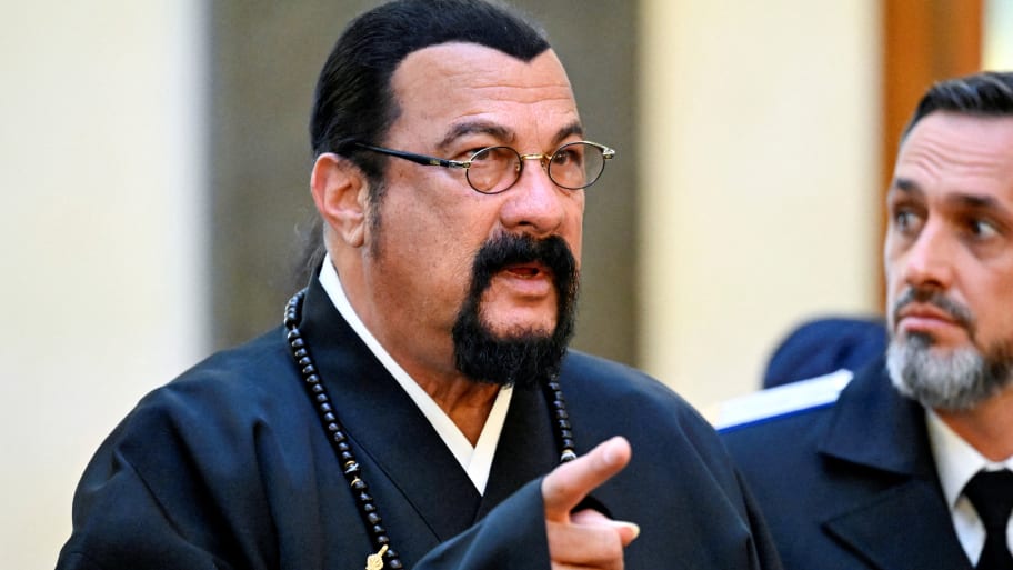 U.S. actor Steven Seagal arrives for the inauguration ceremony of Russian President Vladimir Putin for his next six-year term in office, at the Kremlin in Moscow, Russia, May 7, 2024.